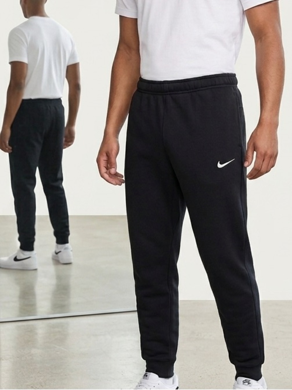 Nike Sportswear Club Fleece Jogger Pants Black Small (826431-010)